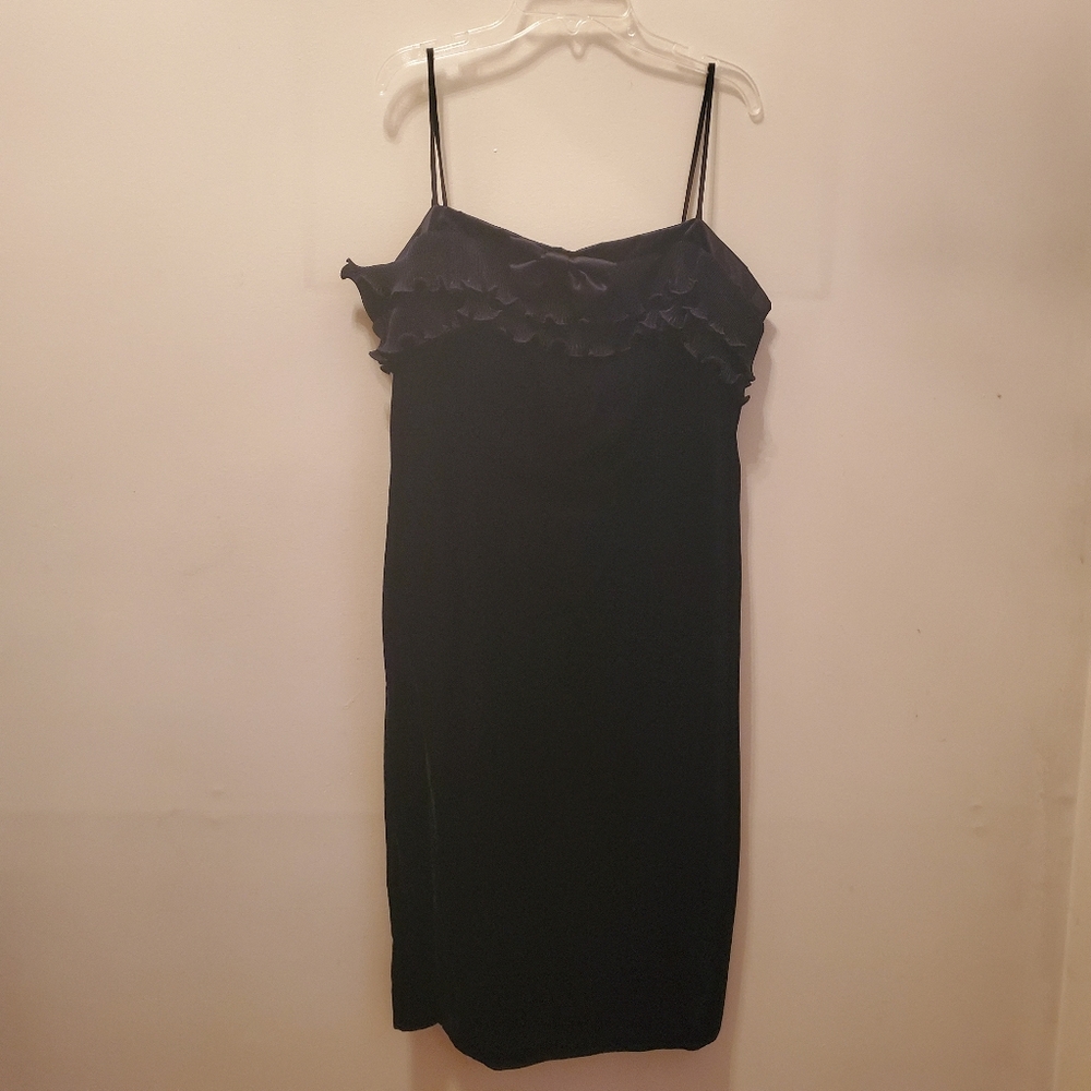 Rayon Velvet Party Dress